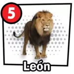 Animalito León número 5 - Chance Con Animalitos 09 de Septiembre de 2026