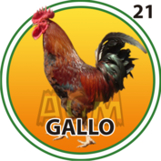 Animalito Gallo número 21 - Granja Millonaria 28 de Agosto de 2026