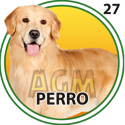 Animalito Perro número 27 - Granja Millonaria 28 de Agosto de 2026