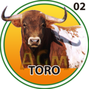 Animalito Toro número 2 - Granja Millonaria 12 de Octubre de 2026