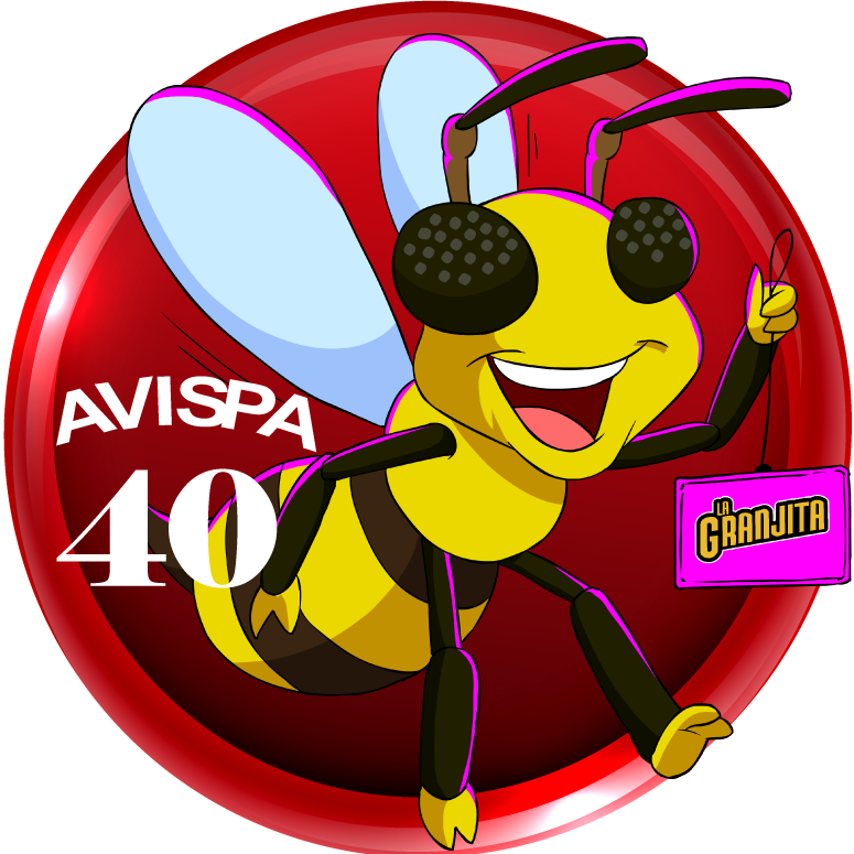 Animalito Avispa número 40 - Granjita Plus 28 de Agosto de 2026