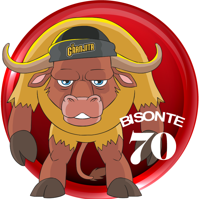 Animalito Bisonte número 70 - Granjita Plus 12 de Octubre de 2026