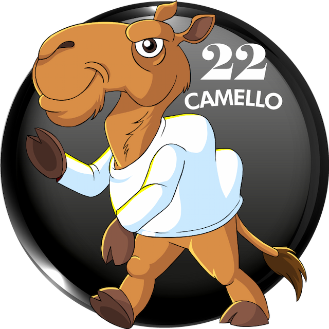 Animalito Camello número 22 - La Granjita 27 de Agosto de 2026