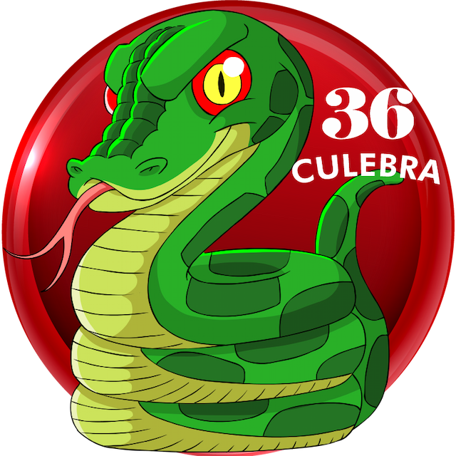 Animalito Culebra número 36 - La Granjita 26 de Agosto de 2026