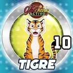 Animalito Tigre número 10 - Loto Chaima 12 de Octubre de 2026