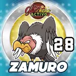 Animalito Zamuro número 28 - Loto Chaima 12 de Octubre de 2026