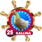 Animalito Gallina número 25 - Mega Animal 40 28 de Agosto de 2026