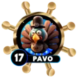 Animalito Pavo número 17 - Mega Animal 40 09 de Septiembre de 2026