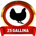 Animalito Gallina número 25 - Ruleta Activa 13 de Octubre de 2026
