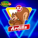 Animalito Ardilla número 32 - Selva Plus 27 de Agosto de 2026